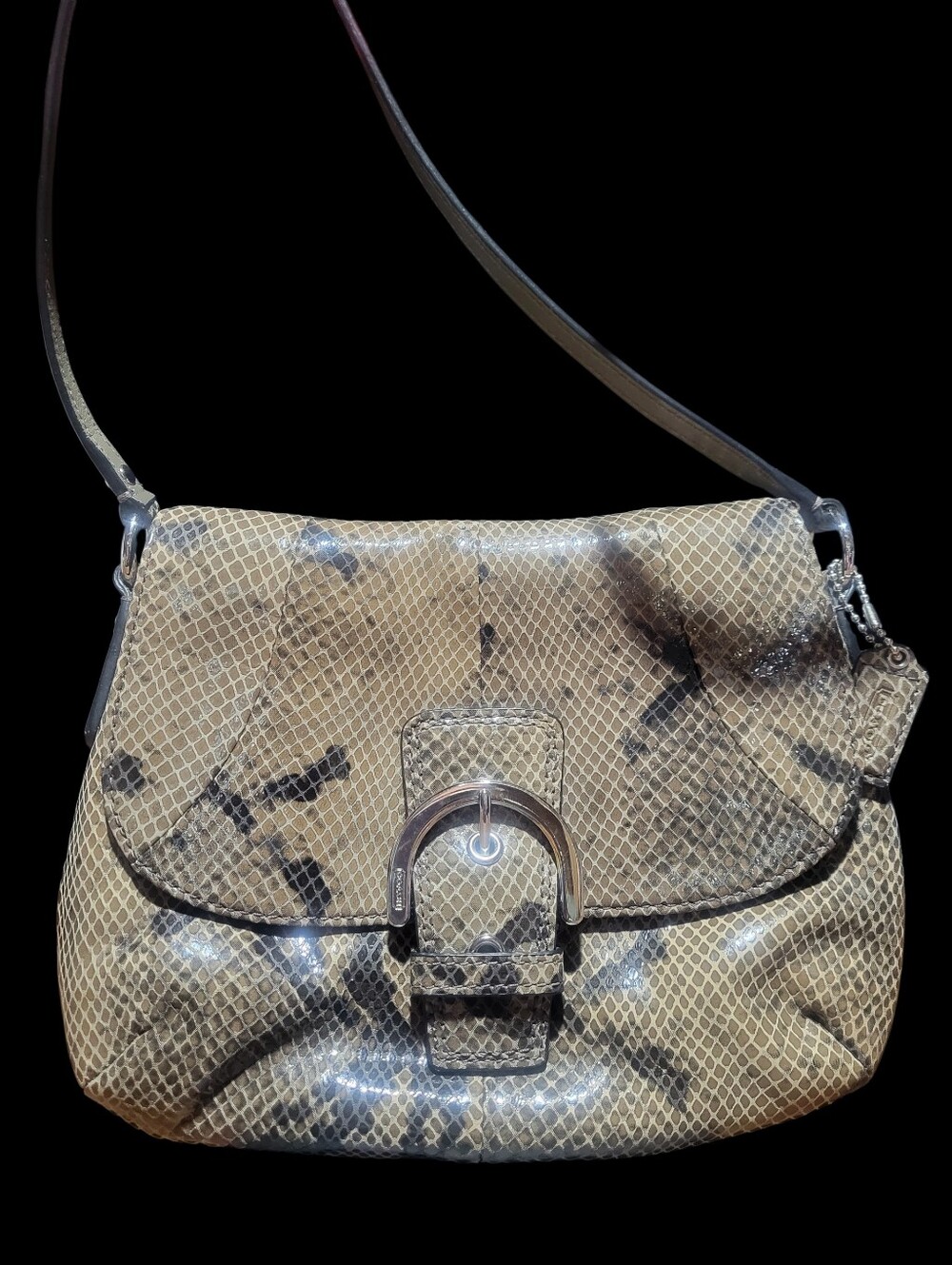 Coach Y2K Soho Exotic Python Mini Crossbody Bag 2006-2007